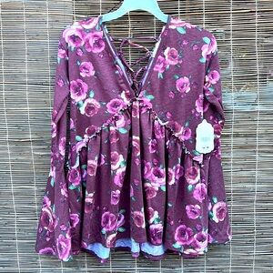 Altered state belle sleeve top size small NWT